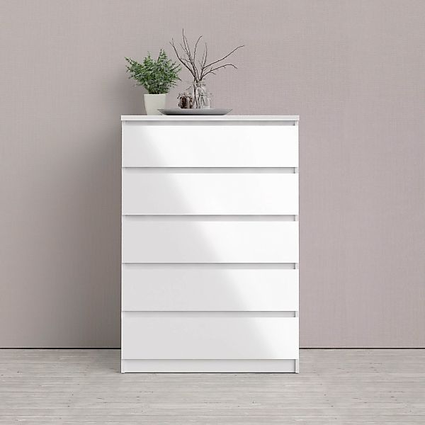 INOSIGN Kommode "Naia, Aufbewahrung, 5 Schubladen, Hochglanz-Optik, grifflo günstig online kaufen