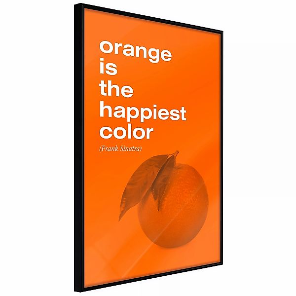 Poster - Orange Colour günstig online kaufen