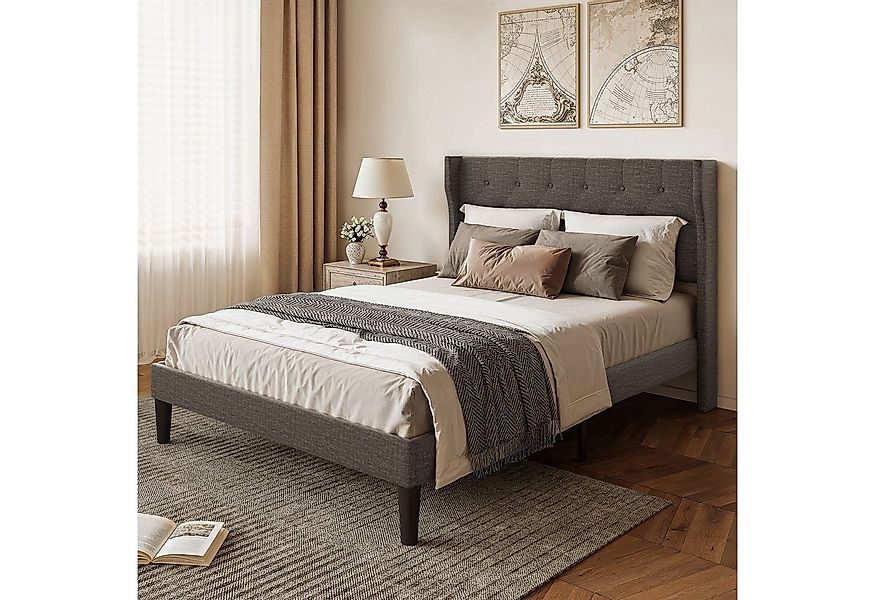 Bealife Bettgestell mit Kopfteil und Lattenrost, Doppelbett, Einzelbett,3 M günstig online kaufen