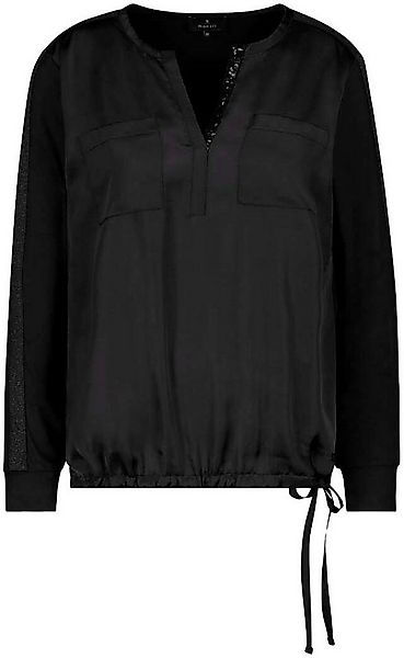 Monari Schlupfbluse mit Glitzerkante am Ausschnitt günstig online kaufen