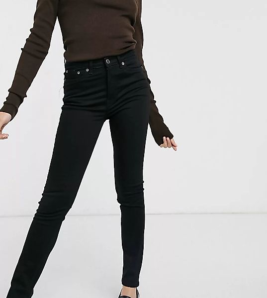Weekday – Thursday – Enge Jeans aus Bio-Baumwolle in Schwarz günstig online kaufen
