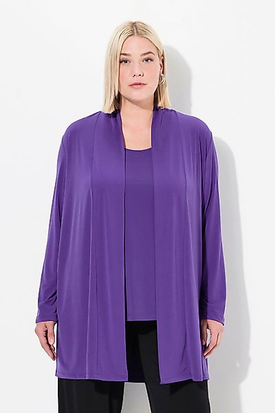 Ulla Popken Shirtjacke Jerseyjacke offene Form günstig online kaufen