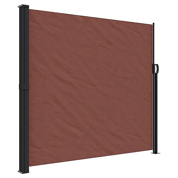 furnicato Seitenmarkise Ausziehbar Braun 180x500 cm günstig online kaufen