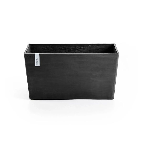 Ecopots Pflanztopf Paris Dunkelgrau 80 cm x 38 cm x 40 cm günstig online kaufen