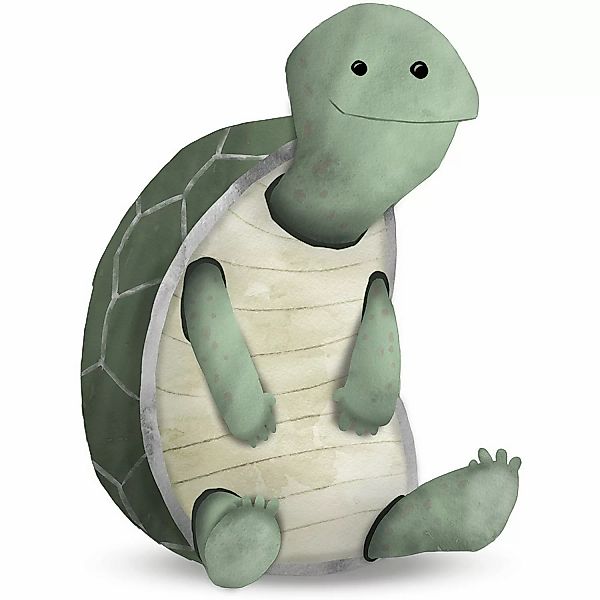 Komar Bild "Cute Animal Turtle", Schildkröten, (1 St.), Wandbild zur Dekora günstig online kaufen