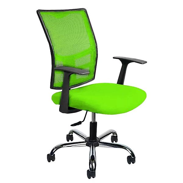 Drehbarer Bürostuhl in Grün höhenverstellbarem Sitz günstig online kaufen