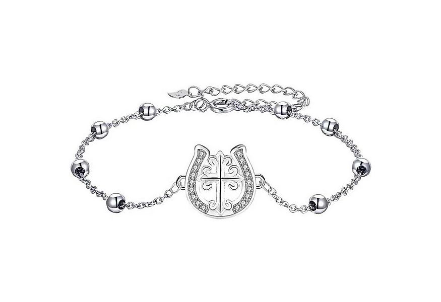 LuxusKollektion Ketten und Armband Set Armband Damen 925 Silber Hufeisen Kr günstig online kaufen