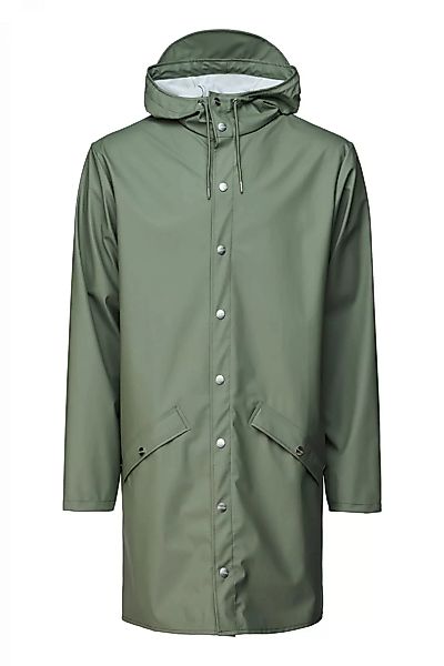 Rains Regenjacke Long Jacket Olive XL günstig online kaufen