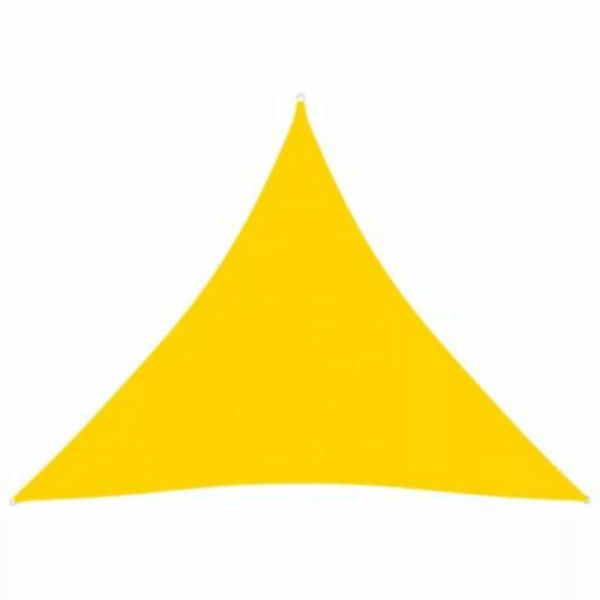 vidaXL Sonnensegel Oxford-Gewebe Dreieckig 4,5x4,5x4,5 m Gelb Sonnensegel g günstig online kaufen