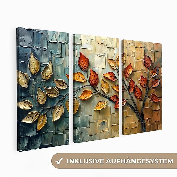 MuchoWow Leinwandbild Baum - Blätter - günstig online kaufen