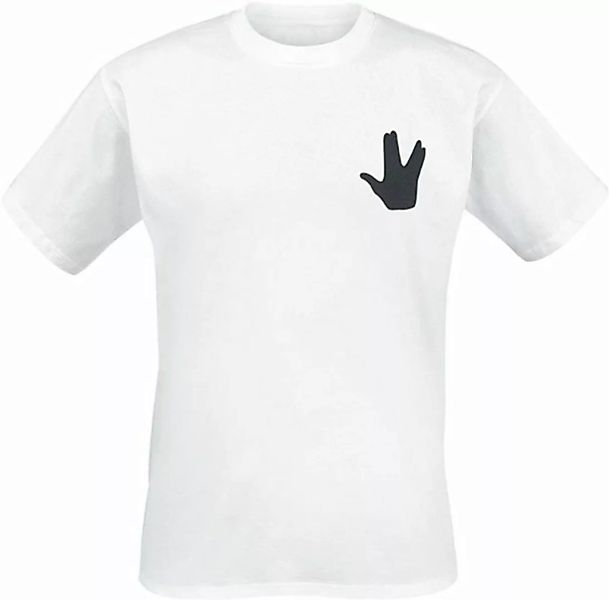 Star Trek T-Shirt Star Trek Spock - Live Long And Prosper T-Shirt weiß Herr günstig online kaufen