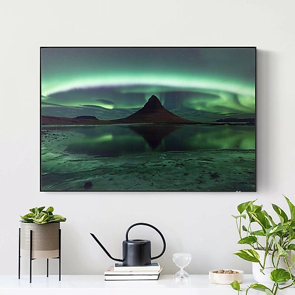 Akustik-Wechselbild Polarlicht in Island günstig online kaufen
