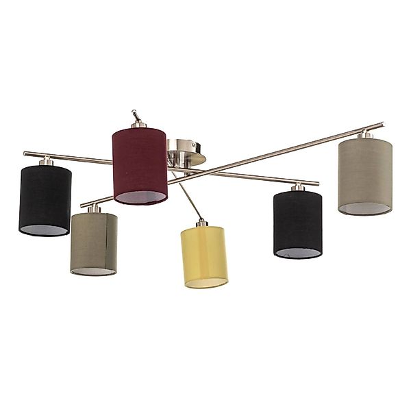 Lindby Deckenlampe Pellinora 9628428 Modern aus Metall 6-flammig E14 Wohnzi günstig online kaufen