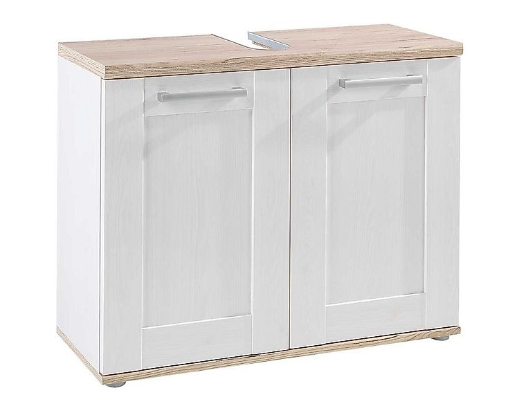 Waschbeckenunterschrank ROMANCE, Sibiu Lärche Dekor, Eiche Sanremo Dekor, 8 günstig online kaufen