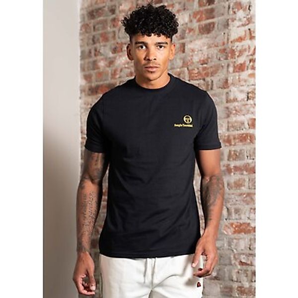 Sergio Tacchini  T-Shirts & Poloshirts Felton tee - black gold günstig online kaufen