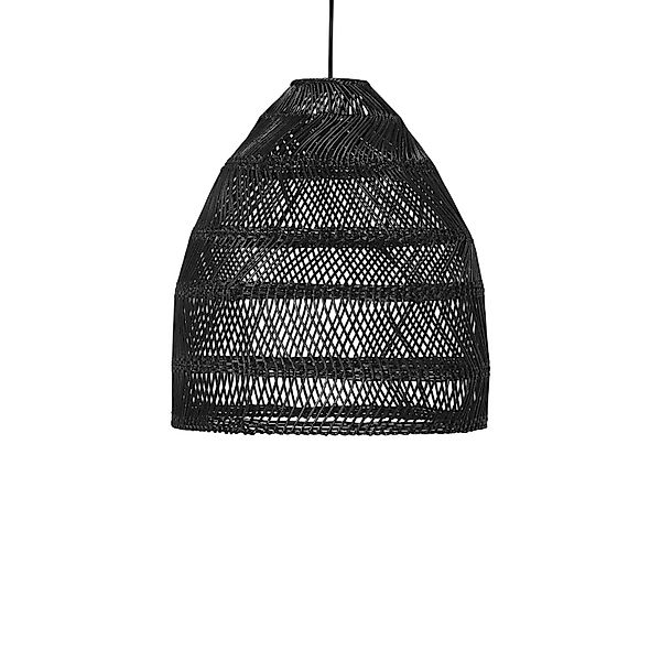 PR Home Maja Hängelampe Rattan schwarz, Ø 45,5 cm günstig online kaufen