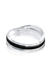 Elli Fingerring Wickelring Emaille 925 Silber günstig online kaufen