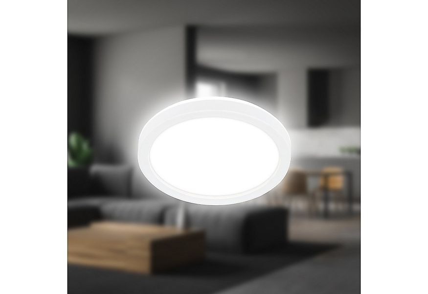 Briloner Leuchten LED Deckenleuchte Panel Slim ultraflach weiß, LED fest in günstig online kaufen