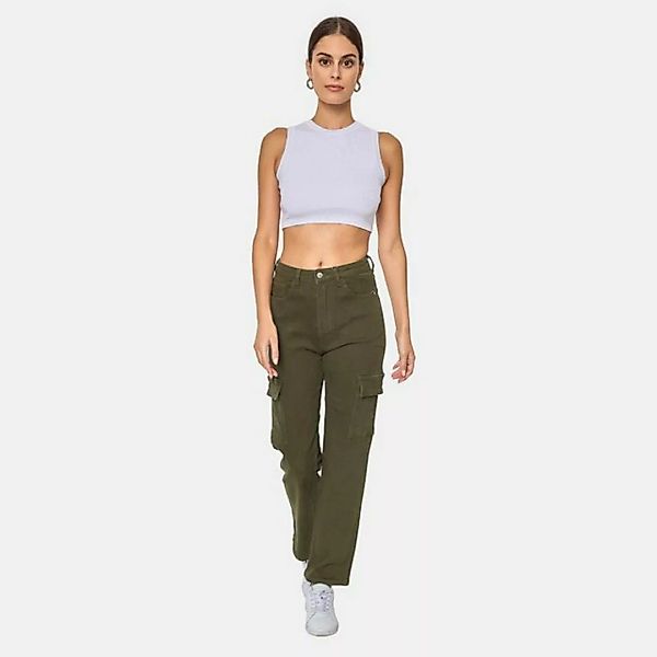 Elara Cargohose Elara Damen Schlag Cargohose (1-tlg) günstig online kaufen