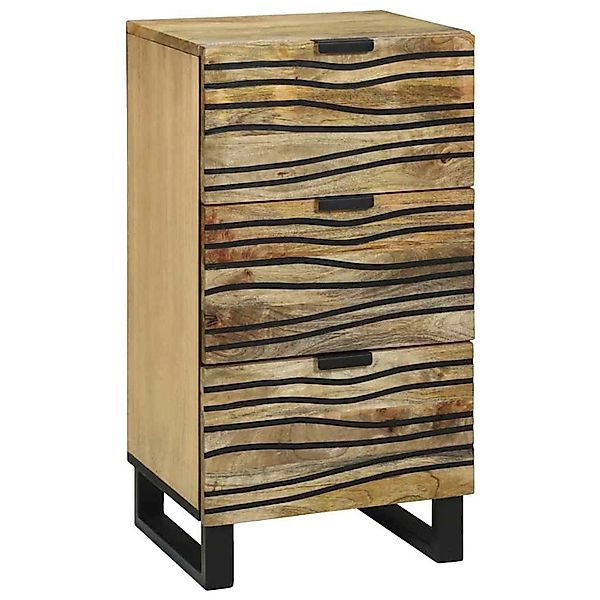 vidaXL Sideboard Braun 40 x 33 x 75 cm massives Mangoholz 4017959 günstig online kaufen