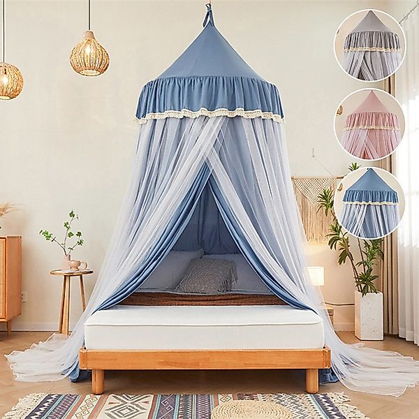 Jibenhome Moskitonetz Betthimmel Baby Bett Baldachin günstig online kaufen