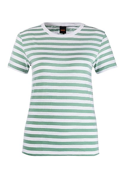 BOSS ORANGE T-Shirt Esla Striped Premium günstig online kaufen
