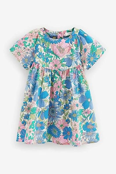 Next Sommerkleid Baumwollkleid mit Flügelärmeln (1-tlg) günstig online kaufen