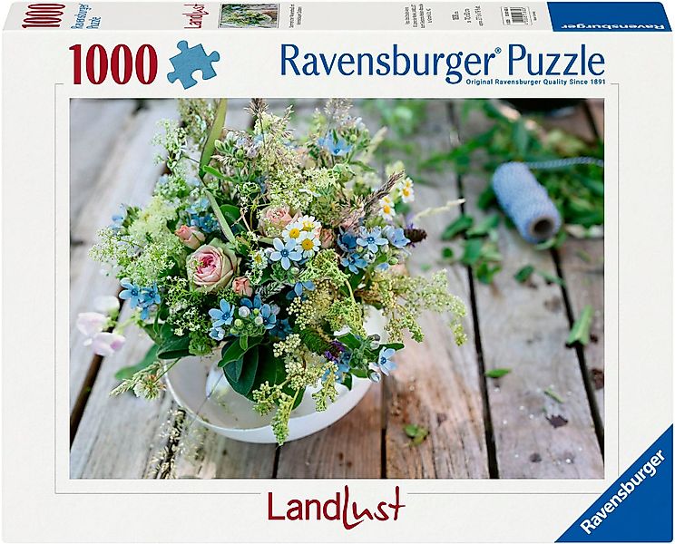 Ravensburger Puzzle Sommerlicher Wiesenstrauß mit Himmelblauem günstig online kaufen