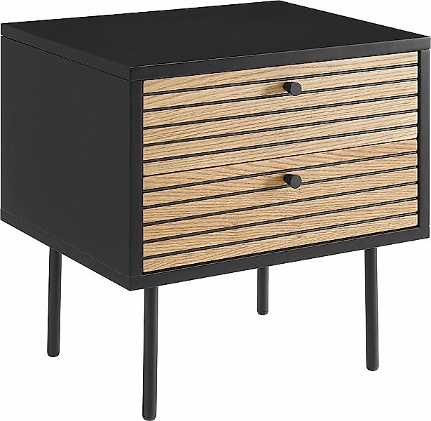 SalesFever Nachtkommode, Ästhetik trifft Funktion im Scandi Design günstig online kaufen