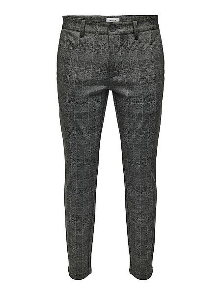 Only & Sons Herren Chino Hose ONSMARK SLIM CHECK 9887 - Slim Fit günstig online kaufen