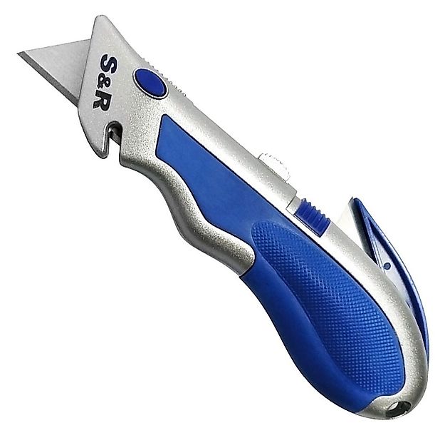 S&R Teppichmesser Schnellwechssel - Profi - Cuttermesser 165mm, (5-tlg., + günstig online kaufen