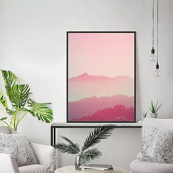 home24 Bild Sunrise over mountains günstig online kaufen