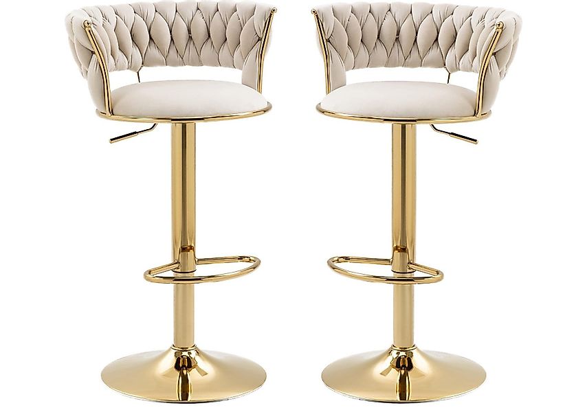 LVHOM Barhocker Set, goldene Stuhlbeine, moderne günstig online kaufen