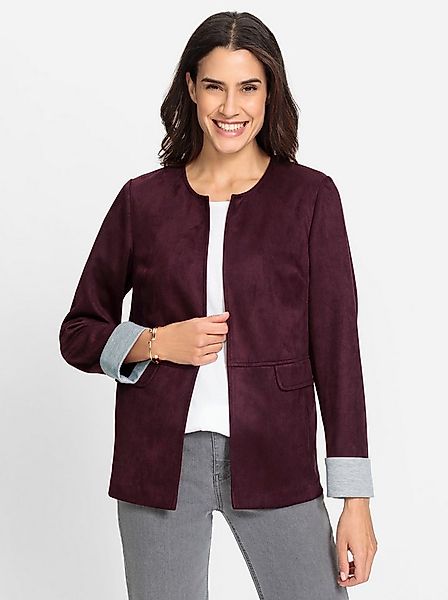 Witt Blusenblazer Lederimitat-Blazer . günstig online kaufen