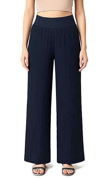 dy_mode Palazzohose Damen Palazzohose Weite Freizeithose günstig online kaufen