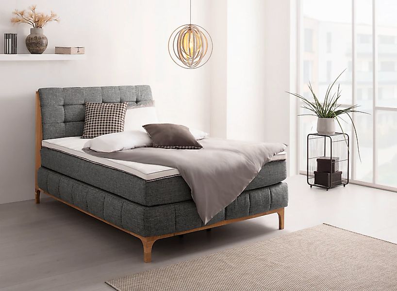 OTTO home Boxspringbett "Jelle" 5 Stk. tlg. zertifizierte, recycelte Bezugs günstig online kaufen