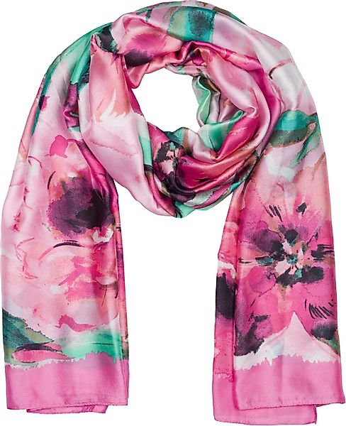 styleBREAKER Modeschal Schal mit Aquarell Blumen günstig online kaufen