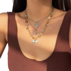 Coonoor Perlenkette Mehrreihige Halsketten für Damen,Boho günstig online kaufen