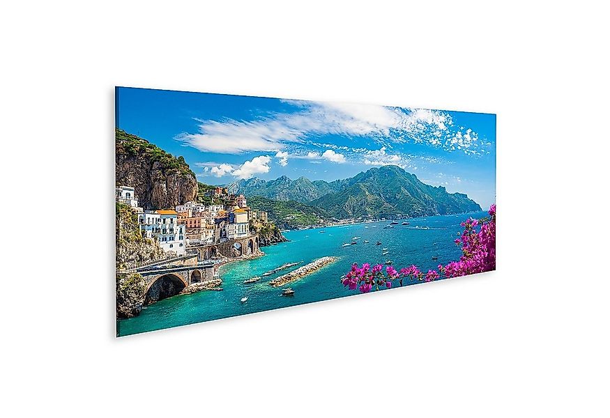 islandburner Leinwandbild Bild auf Leinwand Landschaft Amalfiküste Atrani S günstig online kaufen
