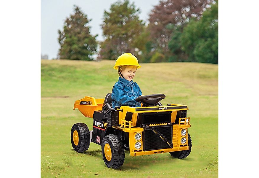 AIYAPLAY Elektro-Kindertraktor 12 V, mit Schaufel, MP3 Funktion, Scheinwerf günstig online kaufen