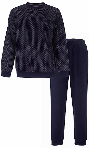 Paul Hopkins Schlafanzug Herren Micro Fleece Pyjama mit Bündchen (2 tlg) wa günstig online kaufen