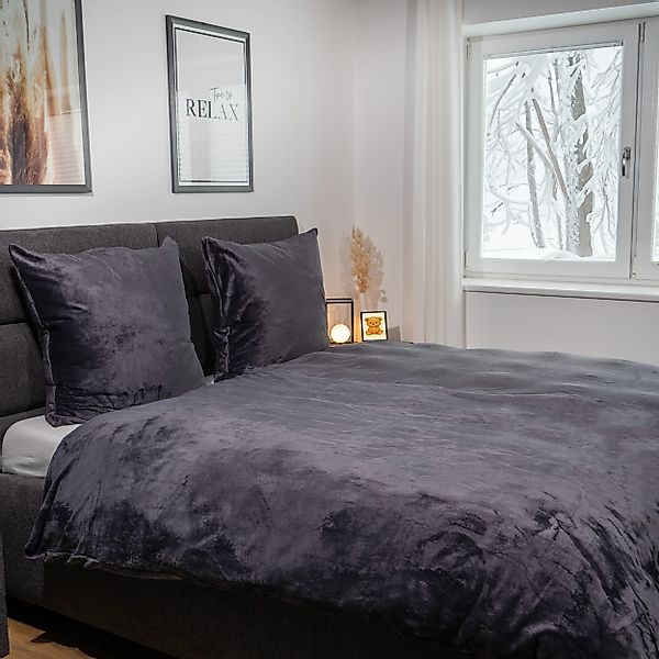 Casa Colori Bettwäsche Teddy Flausch, Polyester, günstig online kaufen