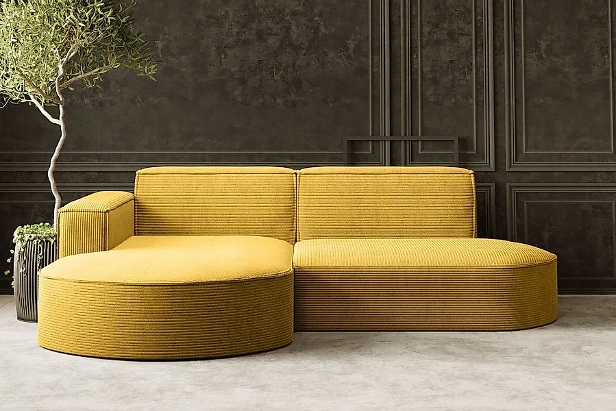 Kaiser Möbel Ecksofa Designer MODENA STUDIO L stoff Cord, Verita,Boucle, Ec günstig online kaufen
