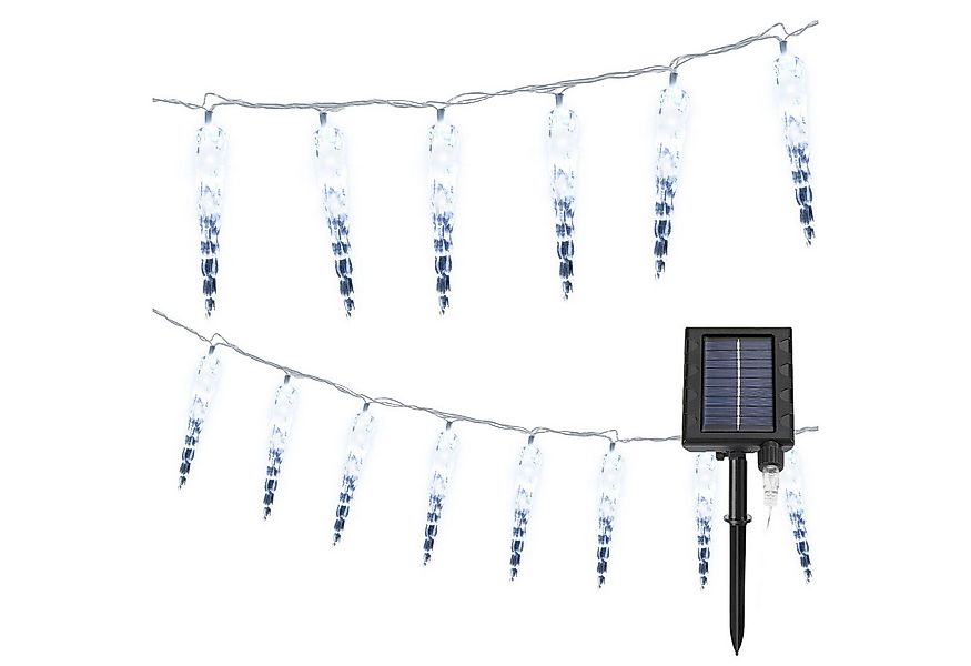 Clanmacy LED-Lichterkette 10 m 80 LED Eiszapfen Solar für Innen- und Außenb günstig online kaufen