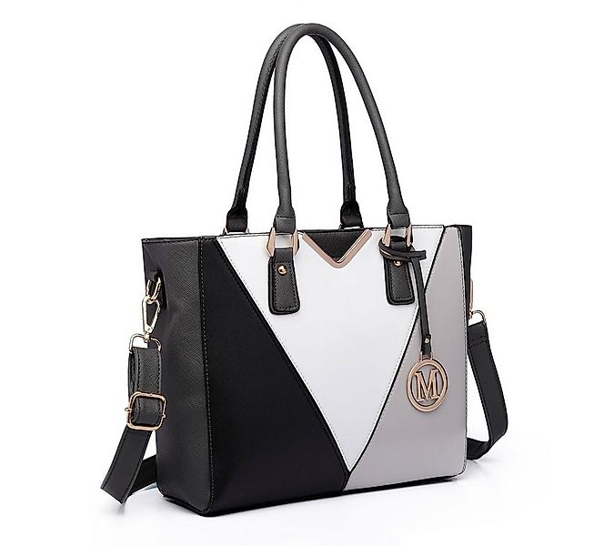 Miss Lulu Handtasche Handtasche Damen V-förmig – Große Schultertasche für B günstig online kaufen
