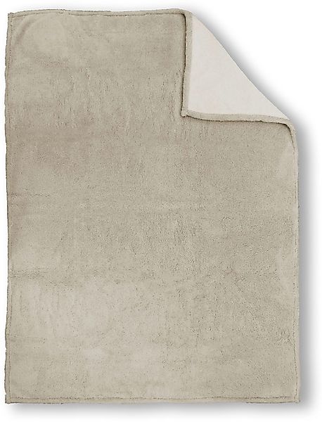 Biberna Tagesdecke Sherpa, Wohndecke, Kuscheldecke, superweiche günstig online kaufen