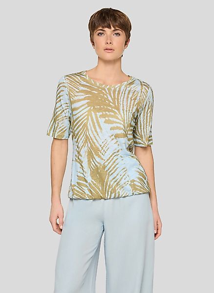 Rabe Kurzarmshirt mit floralem Muster günstig online kaufen