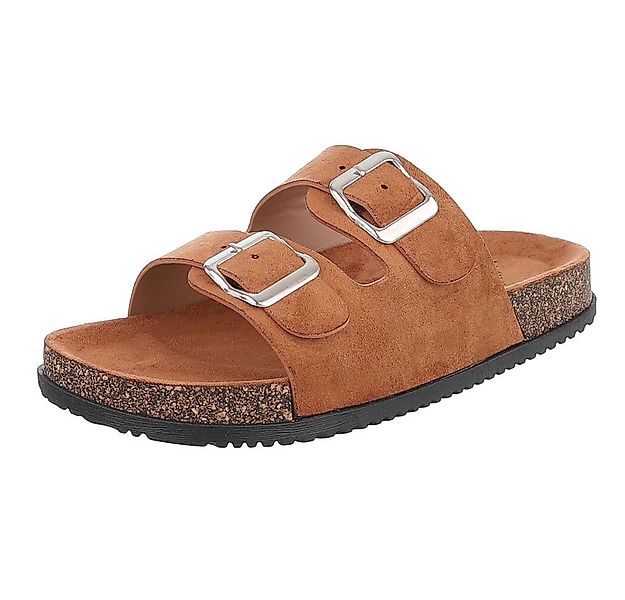 Ital-Design Damen Komfort Sandale mit Schnallen für Freizeit und Alltag Pan günstig online kaufen