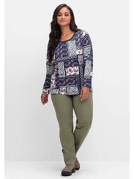 Sheego Chinohose Große Größen aus Baumwoll-Stretch, günstig online kaufen