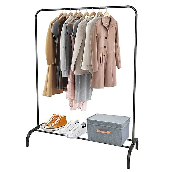 JEOBEST Garderobenständer Kleiderständer mit Schuhregal, Schlafzimmer günstig online kaufen